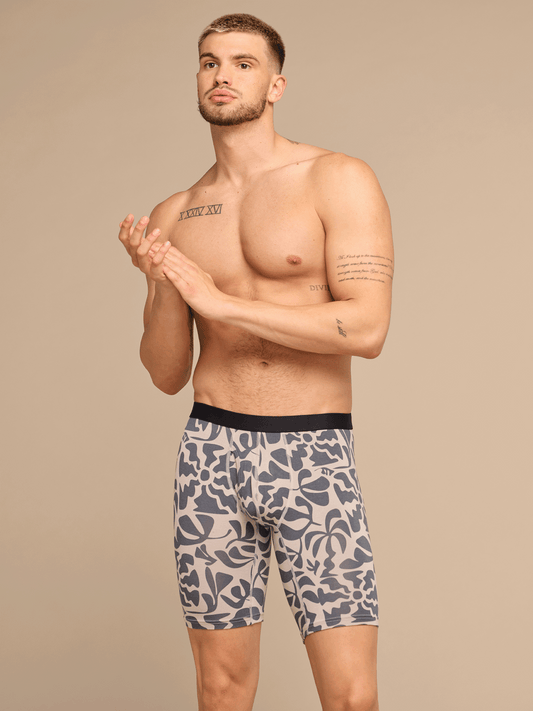 UltraModal™ Core Long Boxer Brief w/ Fly | Grey Heatwave