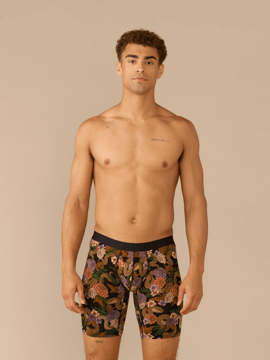 Long Boxer Brief w/ Fly | Garden Snake