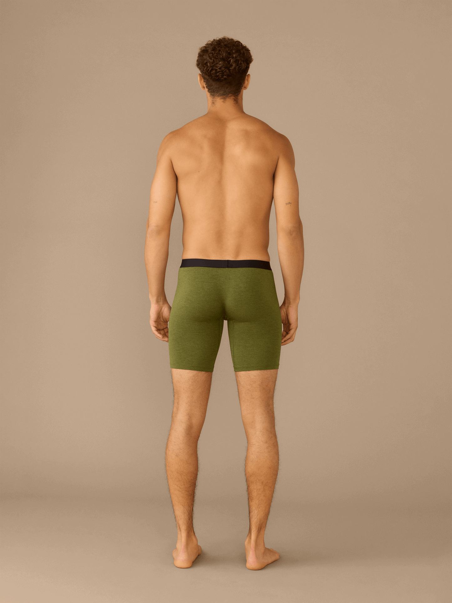 Long Boxer Brief w/ Fly | Heather Olive