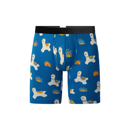 The Ball Caddy™ Long Boxer Brief w/ Fly | Whole Llama Love