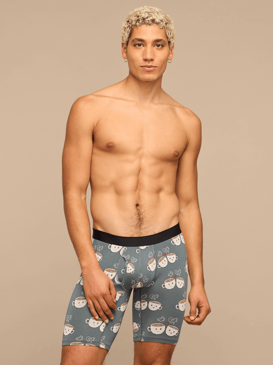 UltraModal™ Core Long Boxer Brief w/ Fly | Love You A Latte