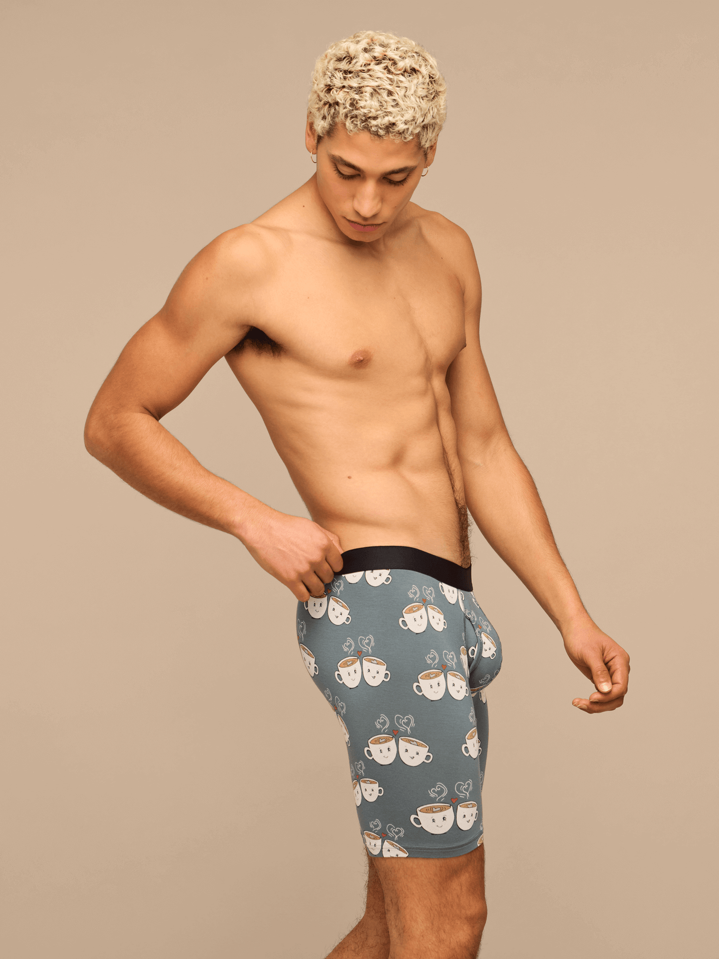 UltraModal™ Core Long Boxer Brief w/ Fly | Love You A Latte