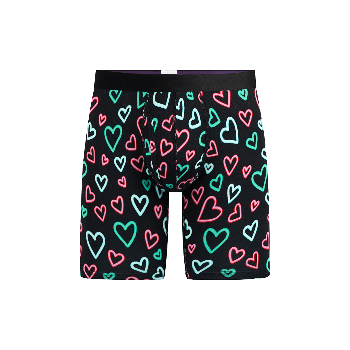 Long Boxer Brief w/ Fly | Electric Hearts