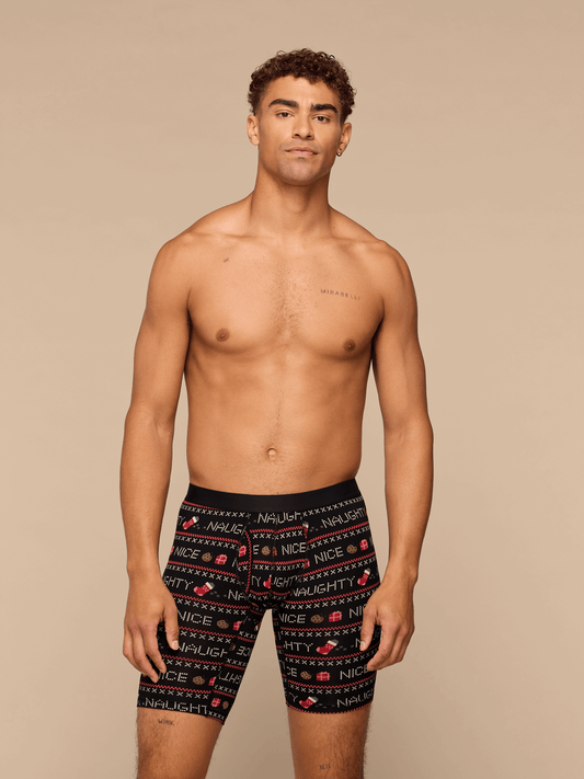 Long Boxer Brief w/ Fly | Naughty or Nice