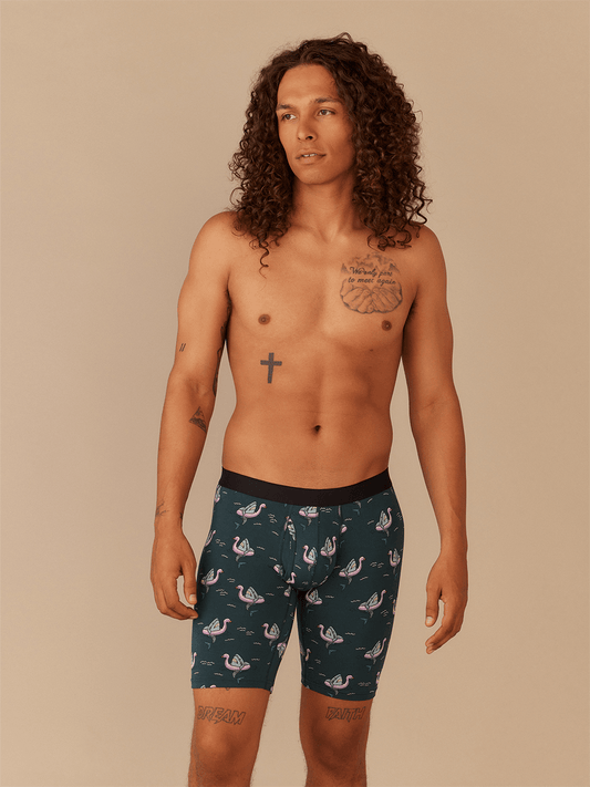 UltraModal™ Core Long Boxer Brief w/ Fly | Pool Sharks 2.0