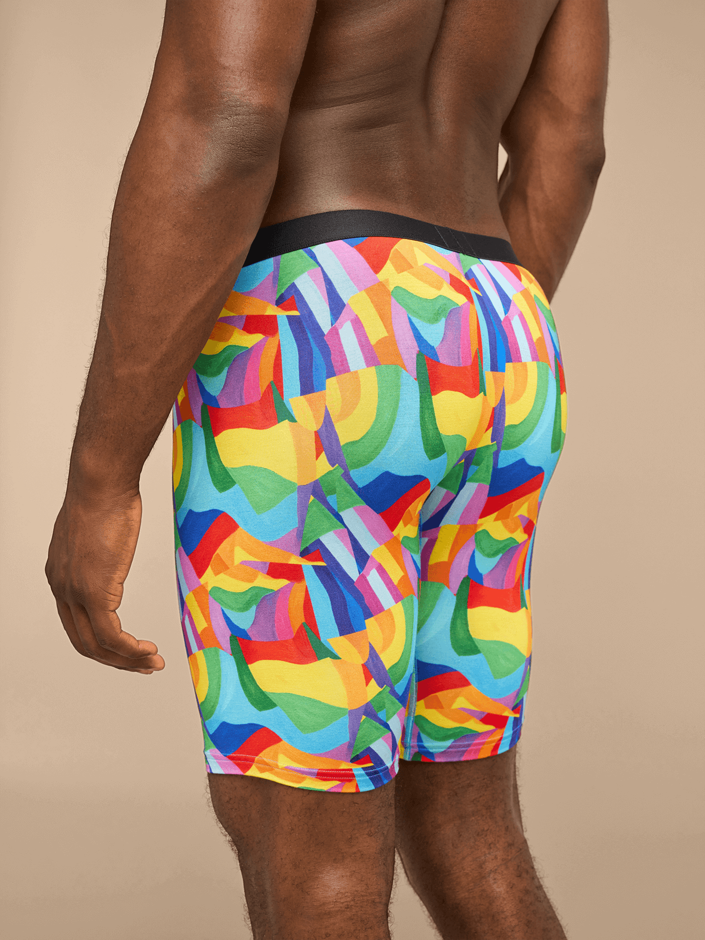 UltraModal™ Core Long Boxer Brief w/ Fly | Painted Pride