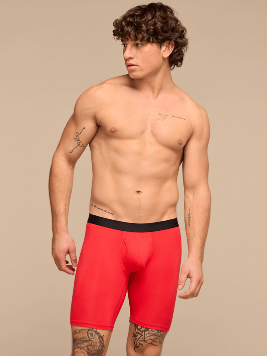 UltraModal™ Core Long Boxer Brief w/ Fly | Tomato
