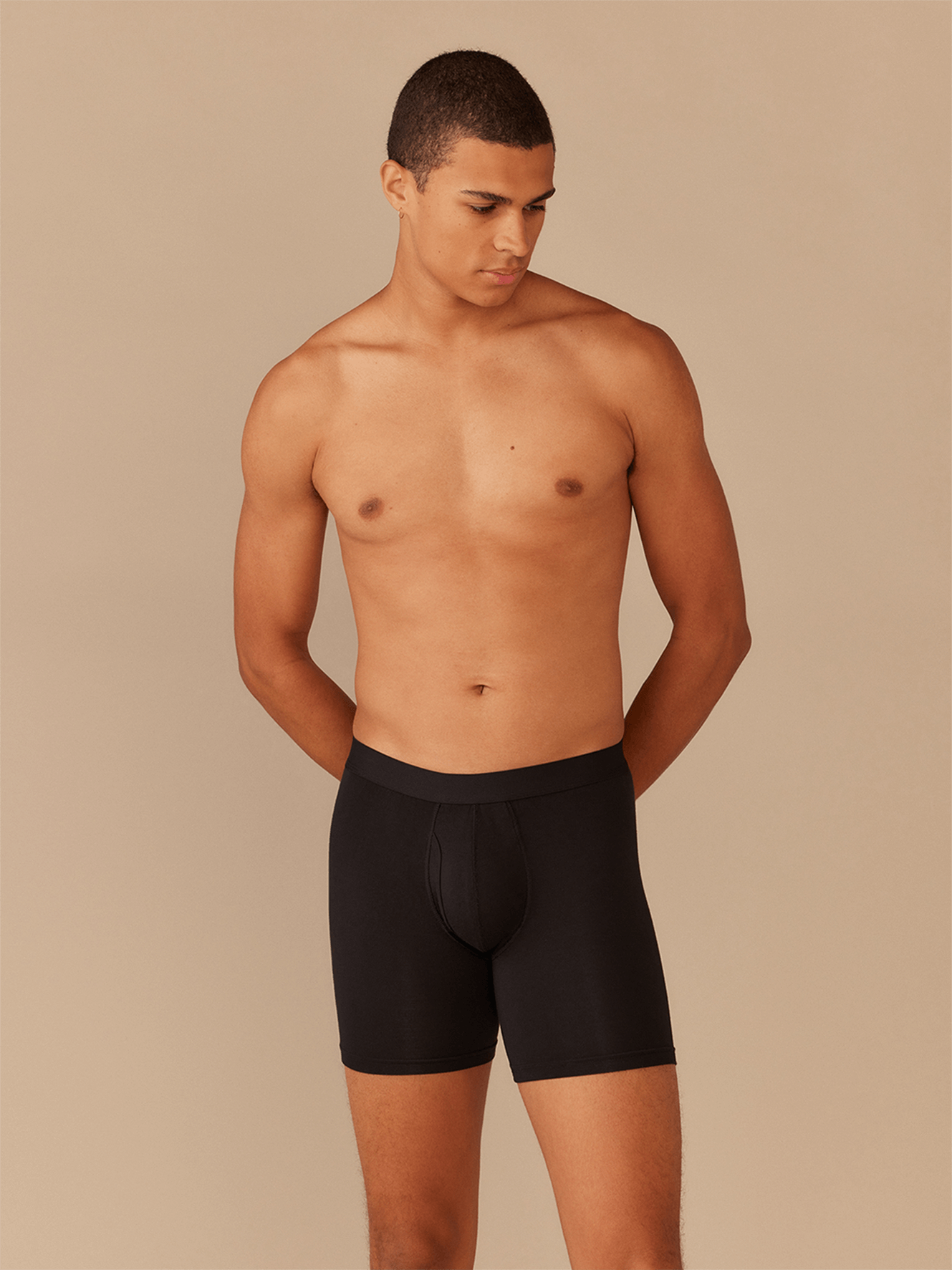 The Ball Caddy™ Boxer Brief w/ Fly | Black