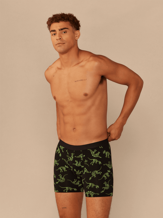 The Ball Caddy™ Boxer Brief w/ Fly | Electric Dino