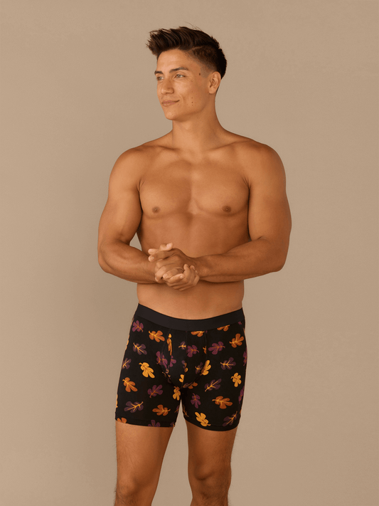 The Ball Caddy™ Boxer Brief w/ Fly | Fall Leaves