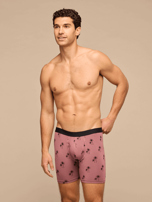 UltraModal™ Core Ball Caddy™ Boxer Brief w/ Fly | Faded Palms