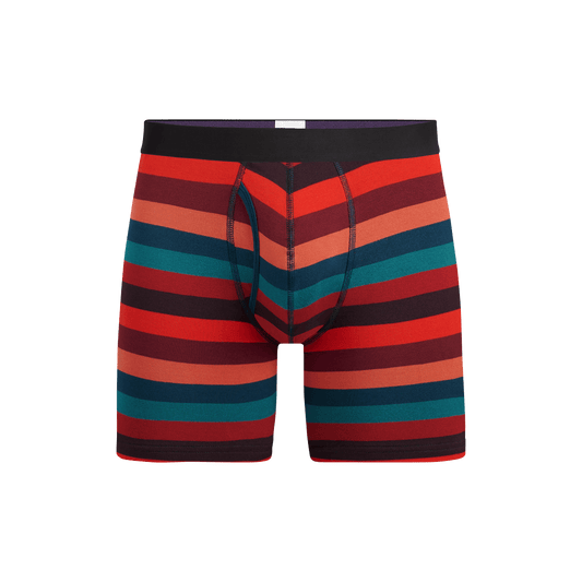 The Ball Caddy™ Boxer Brief w/ Fly | Bright Stripes