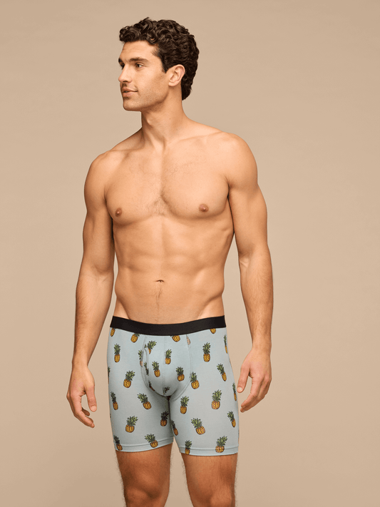 UltraModal™ Core Ball Caddy™ Boxer Brief w/ Fly | Pineapples