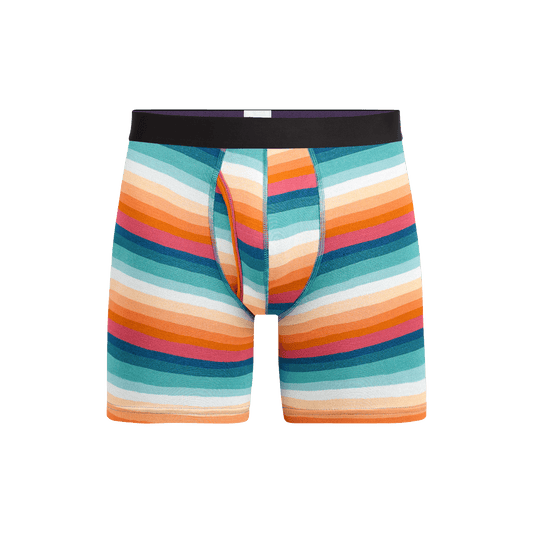 The Ball Caddy™ Boxer Brief w/ Fly | Pool Stripes