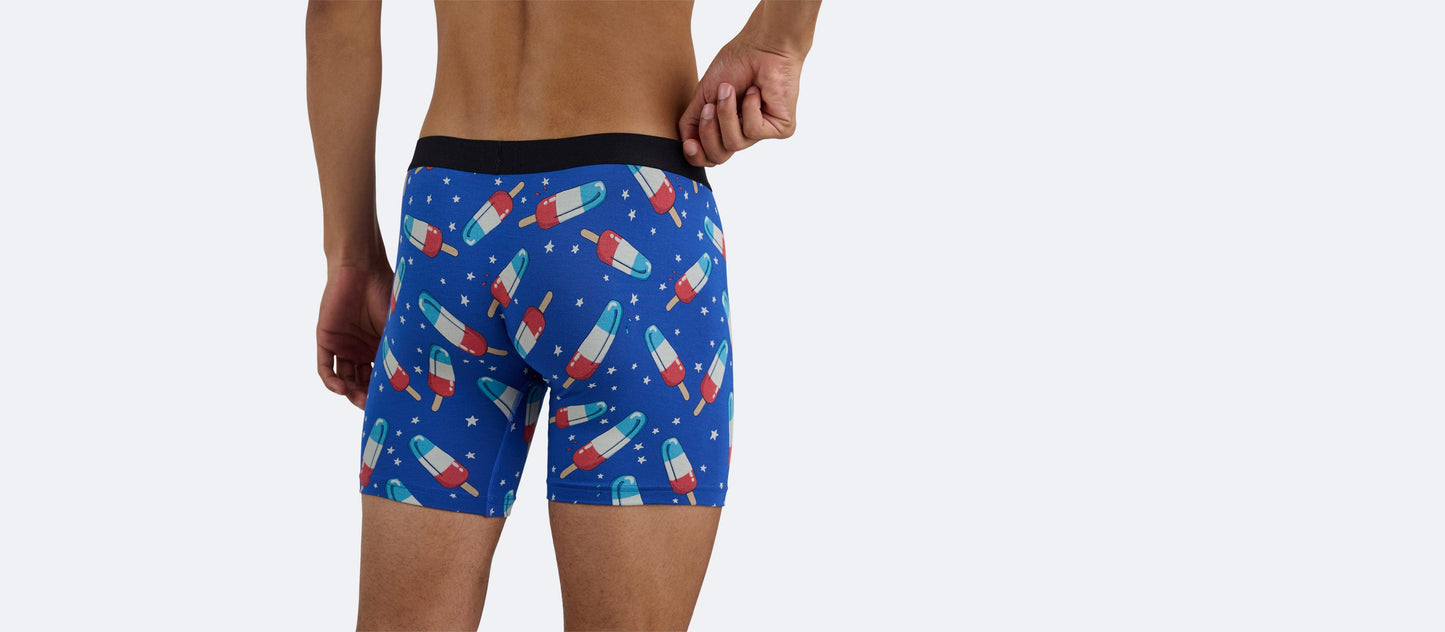 The Ball Caddy™ Boxer Brief w/ Fly | Patriotic Pops