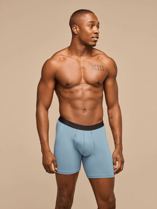 UltraModal™ Core Ball Caddy™ Boxer Brief w/ Fly | Slate Blue