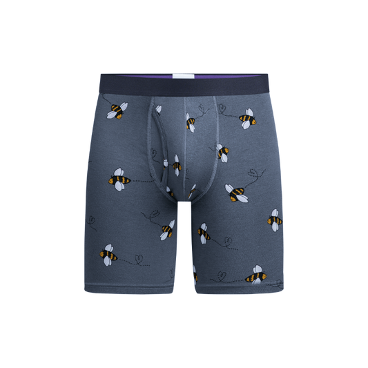 The Ball Caddy™ Long Boxer Brief w/ Fly | Let It Bee