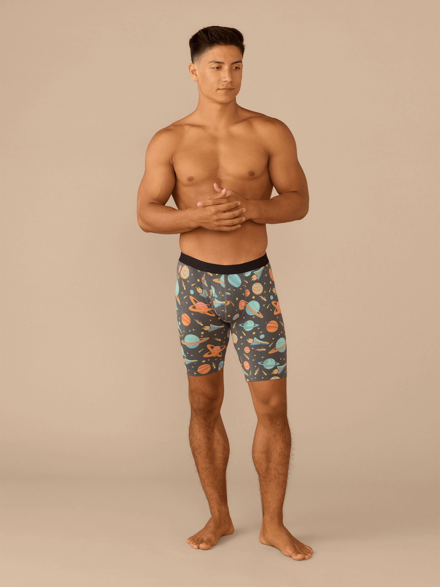 The Ball Caddy™ Long Boxer Brief w/ Fly | Blast Off