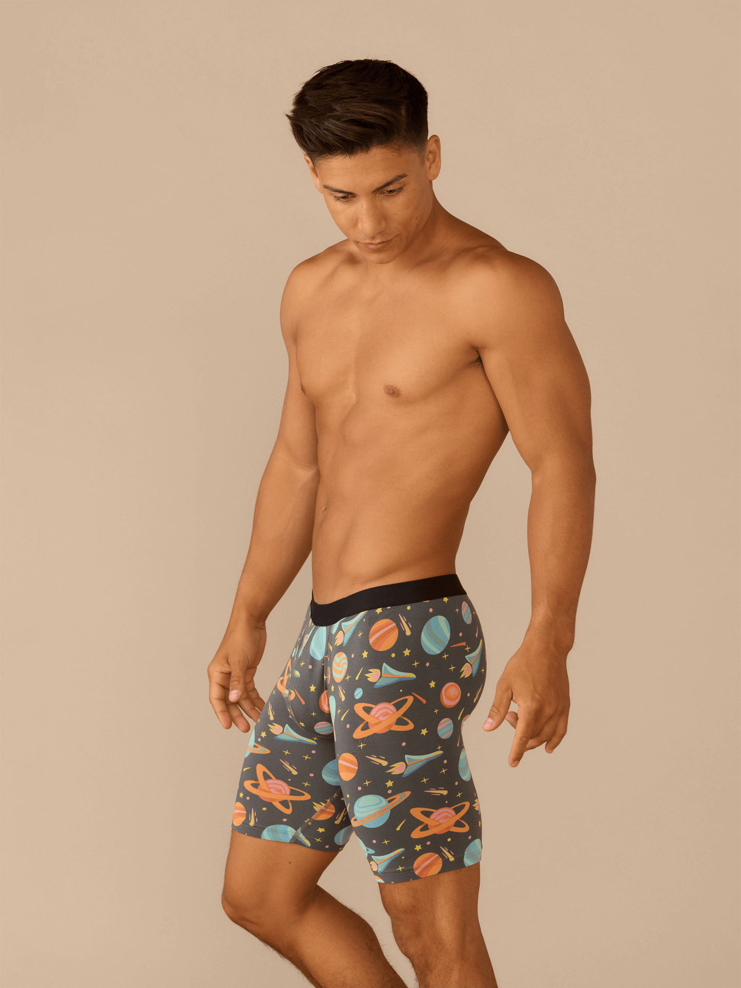 The Ball Caddy™ Long Boxer Brief w/ Fly | Blast Off