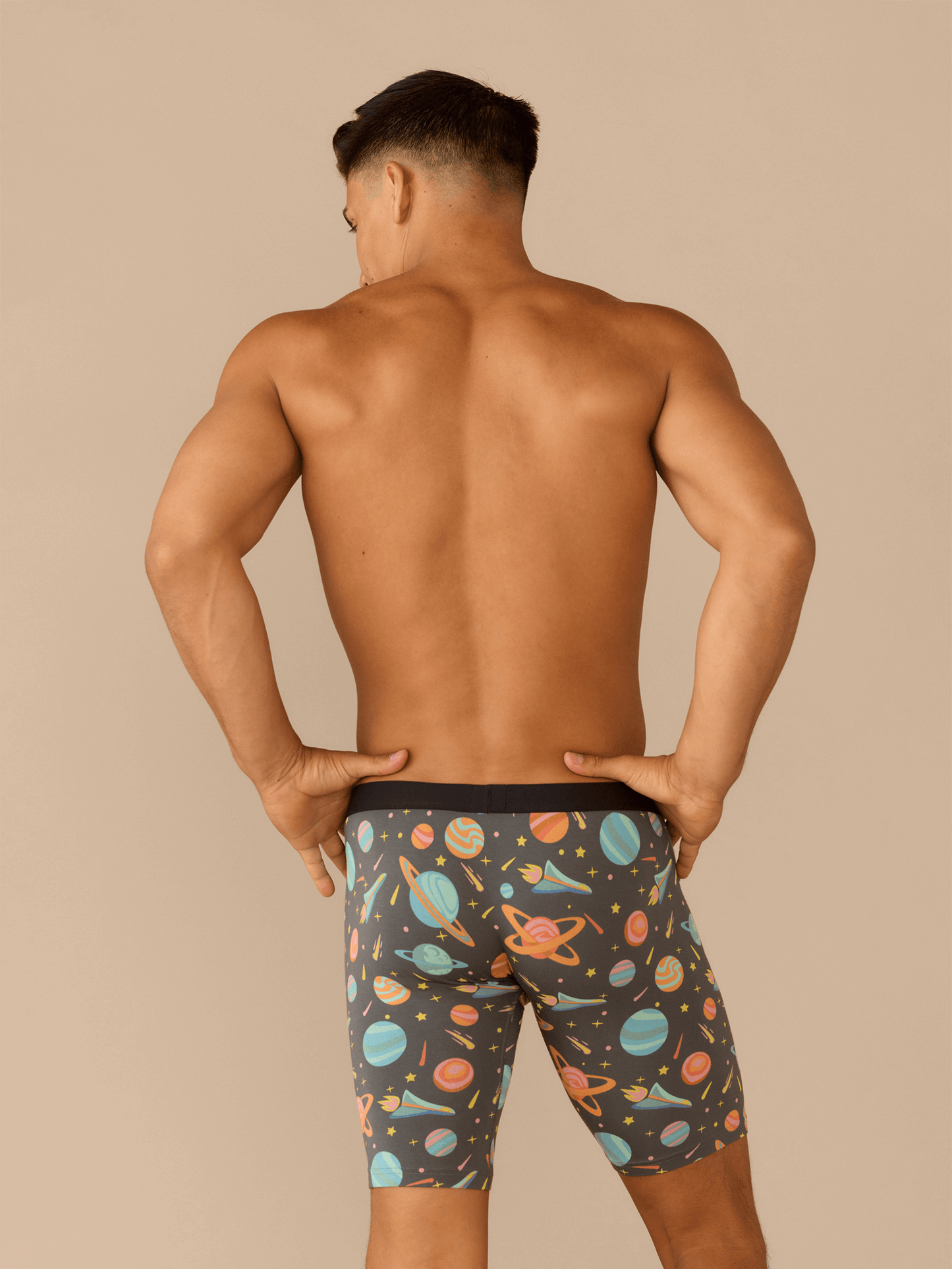 The Ball Caddy™ Long Boxer Brief w/ Fly | Blast Off