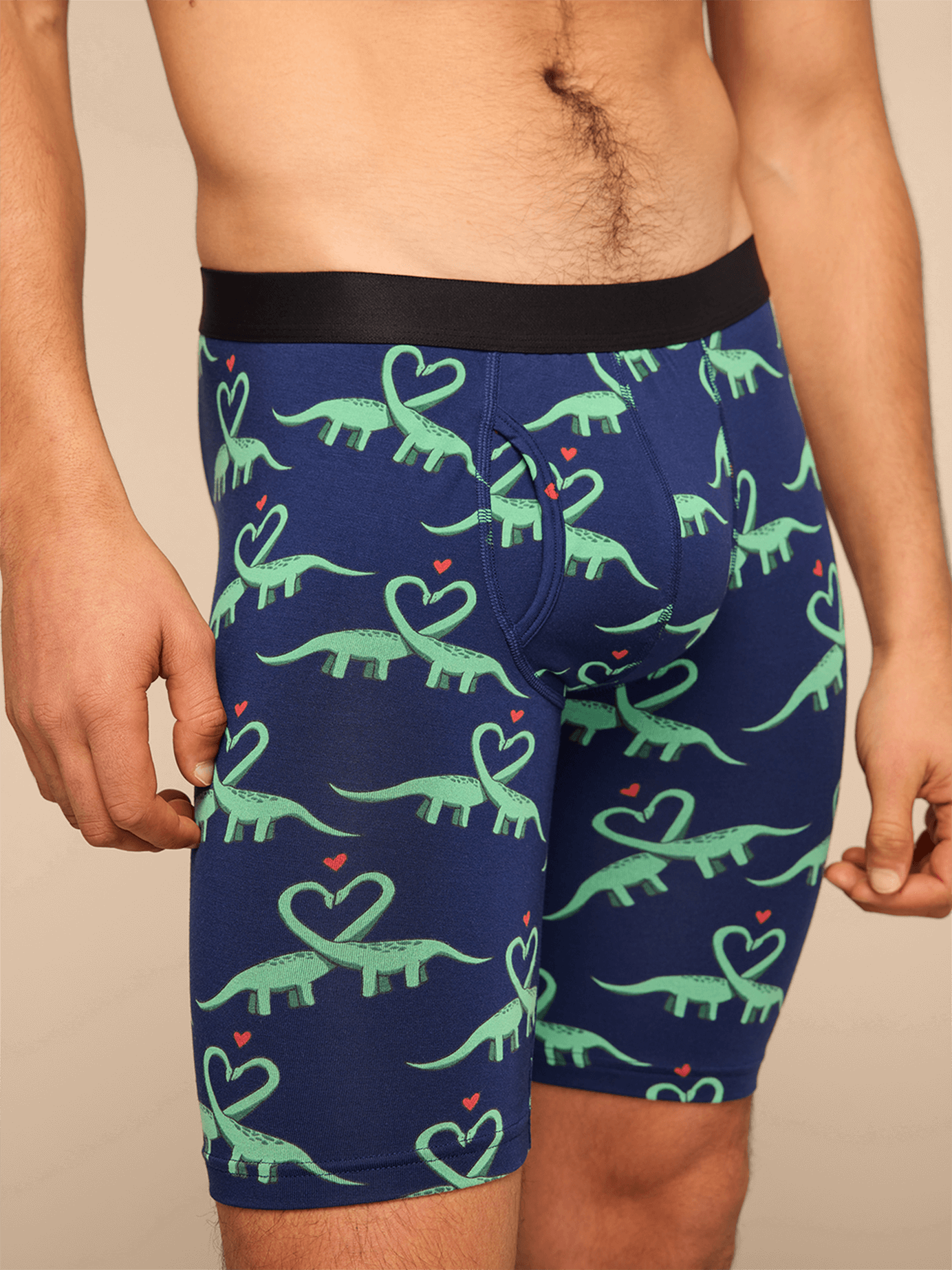 UltraModal™ Core Ball Caddy™ Long Boxer Brief w/ Fly | Saur in Love
