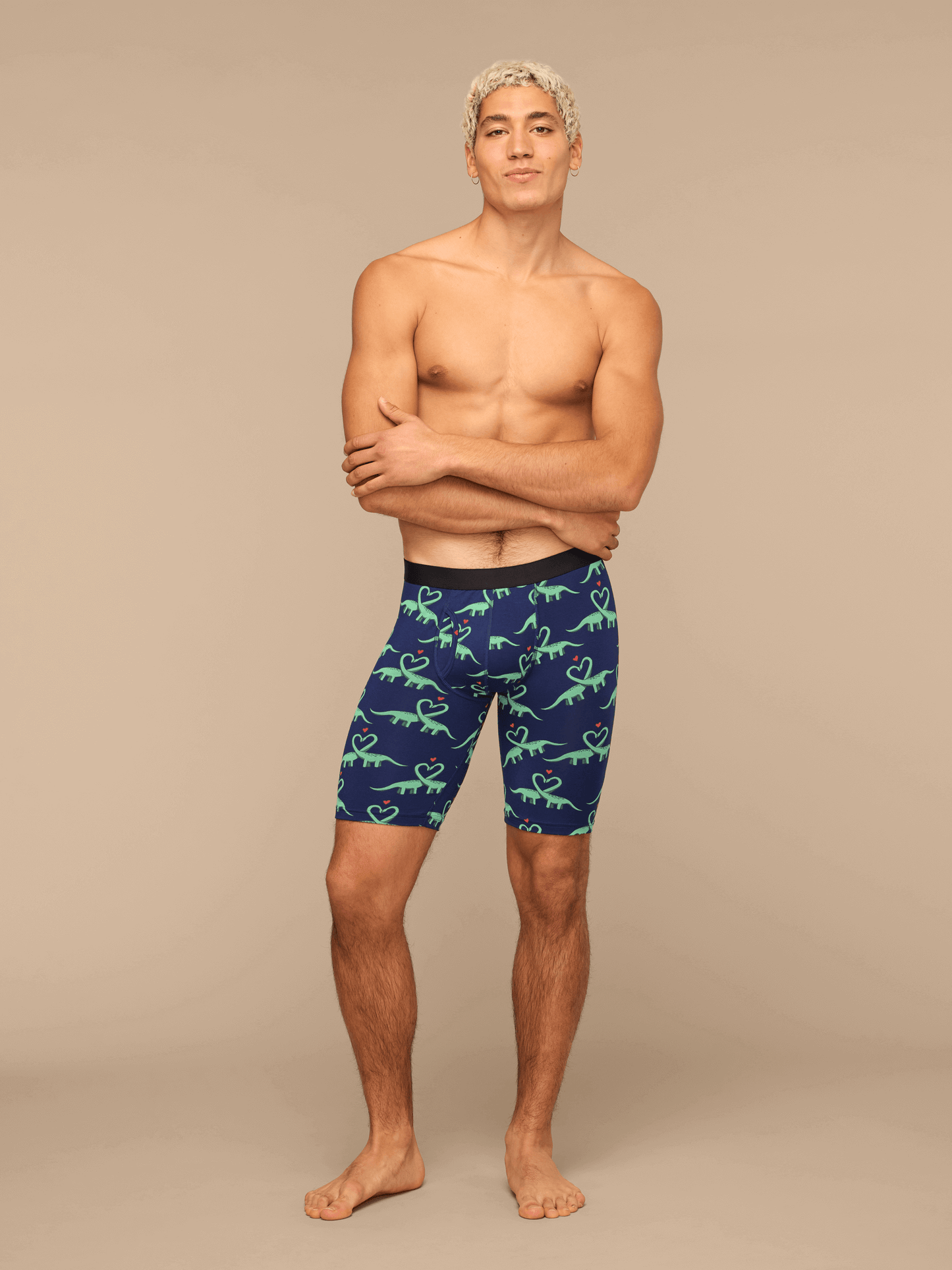 UltraModal™ Core Ball Caddy™ Long Boxer Brief w/ Fly | Saur in Love