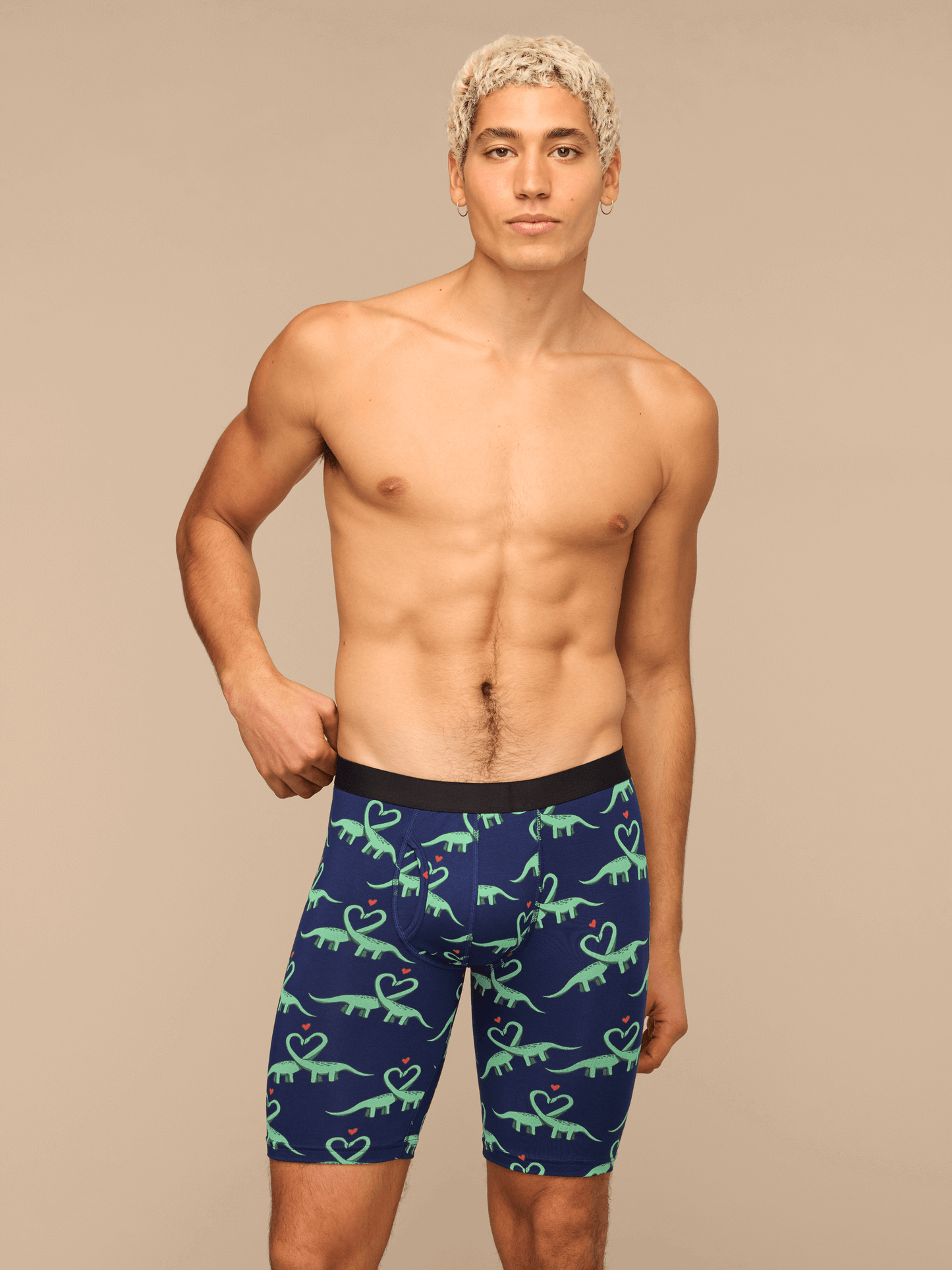 UltraModal™ Core Ball Caddy™ Long Boxer Brief w/ Fly | Saur in Love