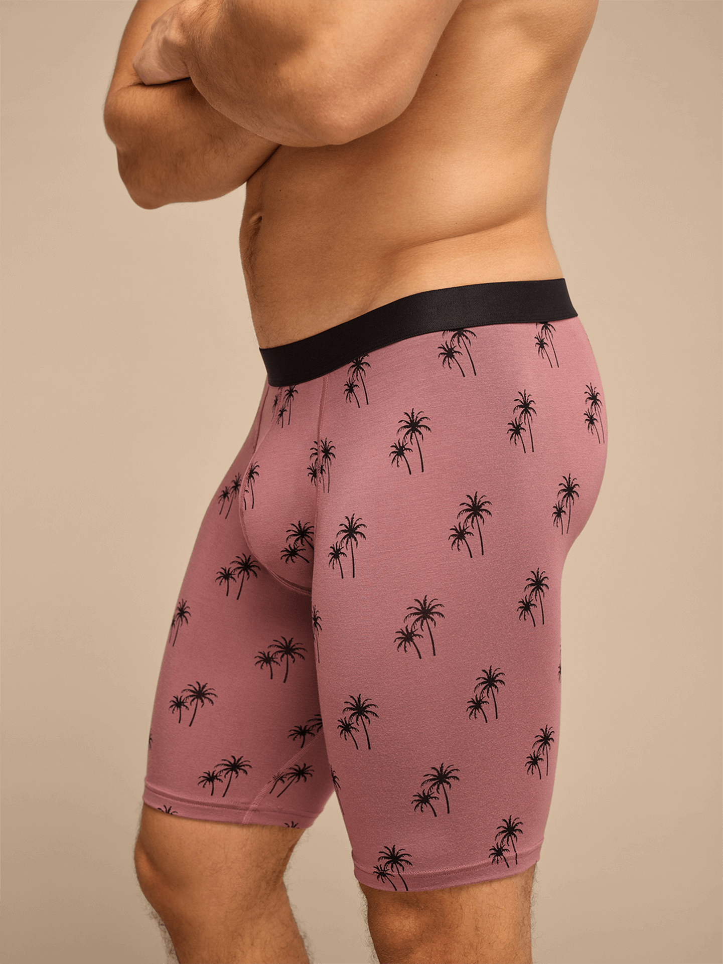 UltraModal™ Core Ball Caddy™ Long Boxer Brief w/ Fly | Faded Palms