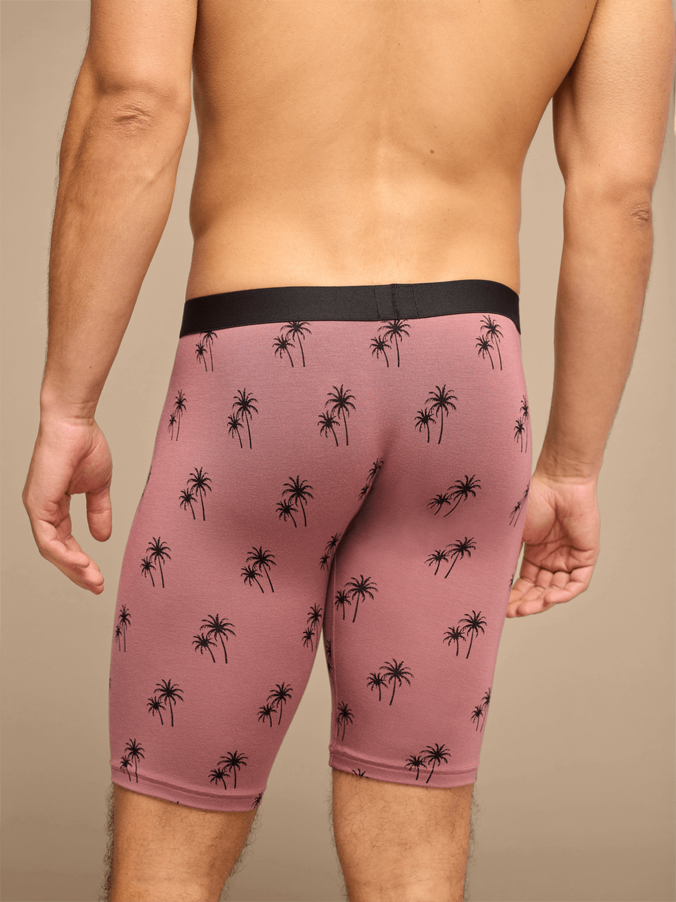UltraModal™ Core Ball Caddy™ Long Boxer Brief w/ Fly | Faded Palms