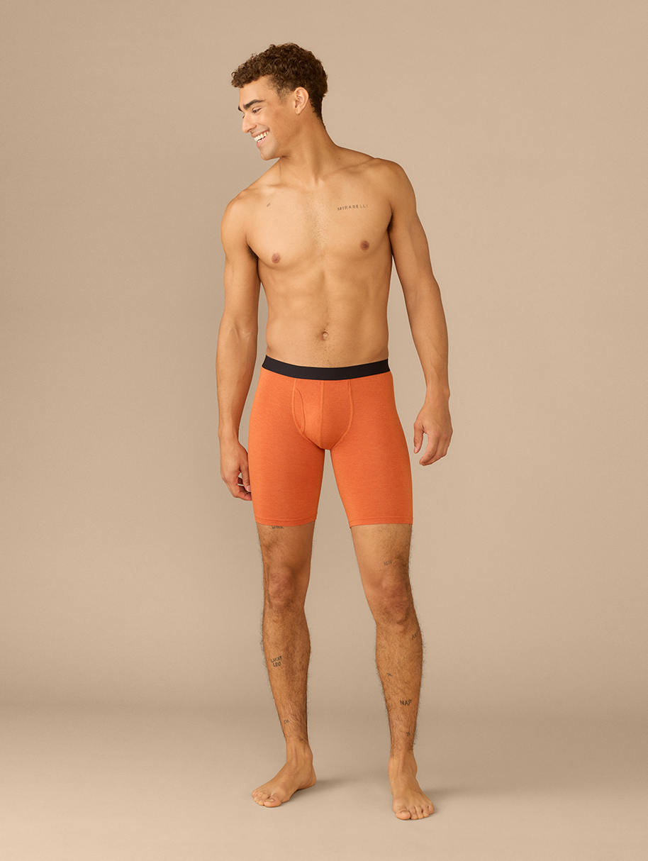 The Ball Caddy™ Long Boxer Brief w/ Fly | Heather Terra