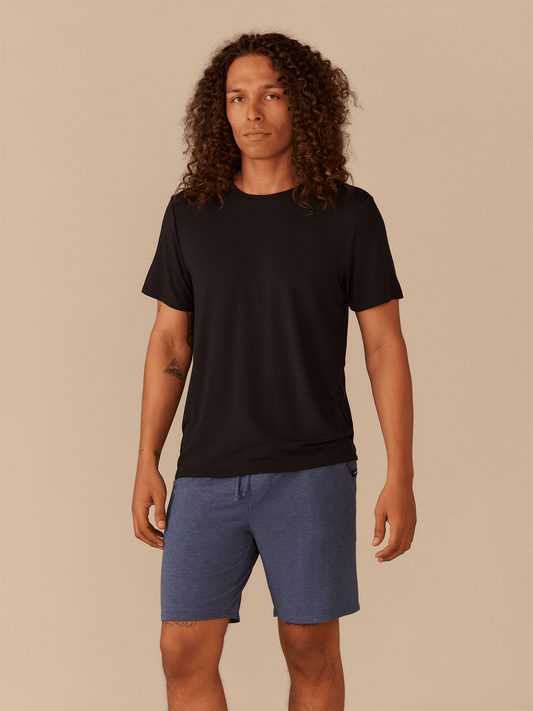 Men's Modal Short | Heather Navy