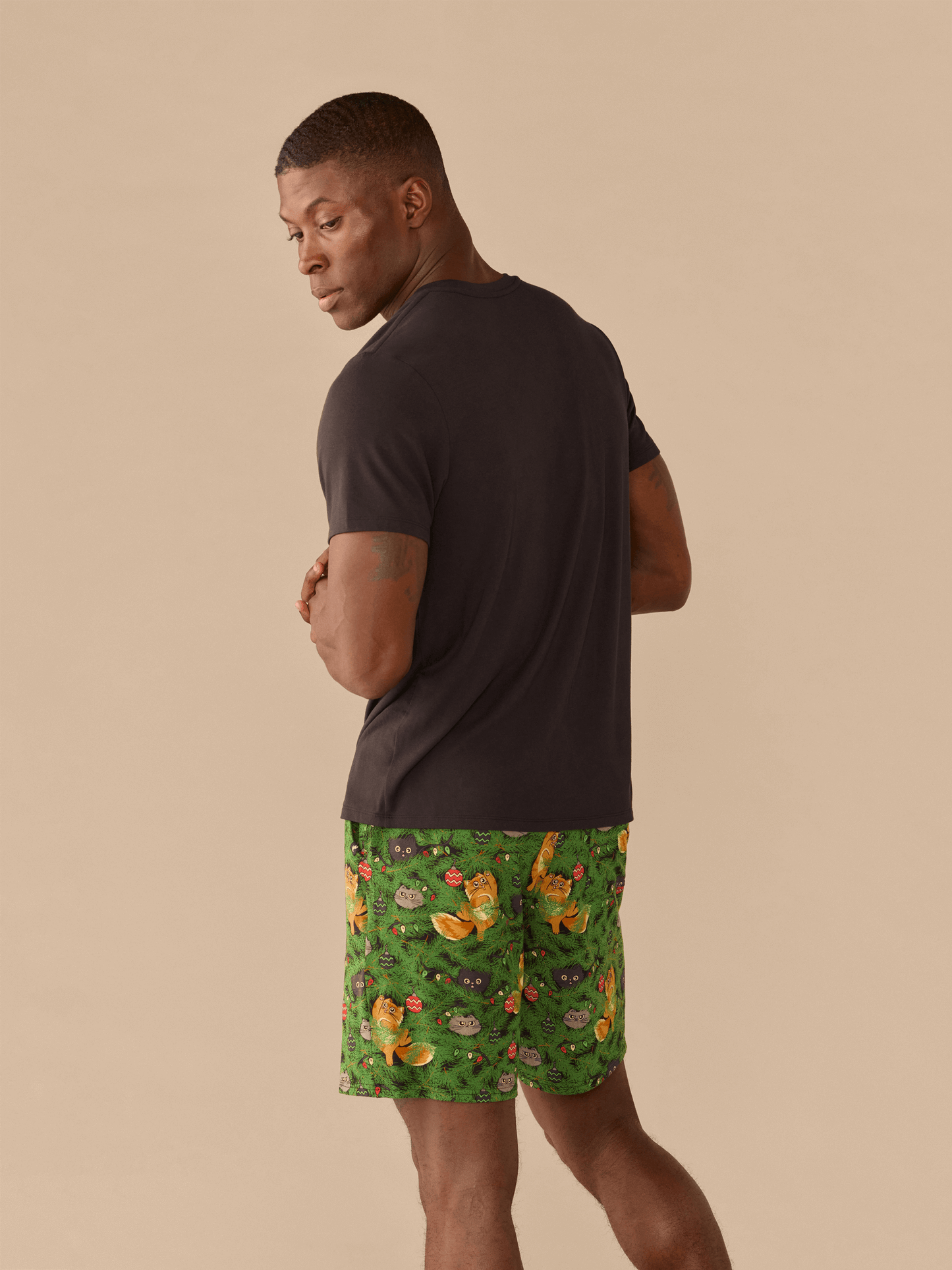 Men's Modal Short | Meowy Christmas