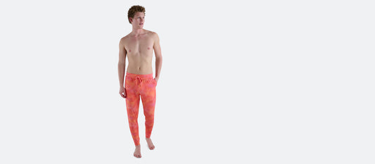 Men's Modal Jogger | Airbrush Orange