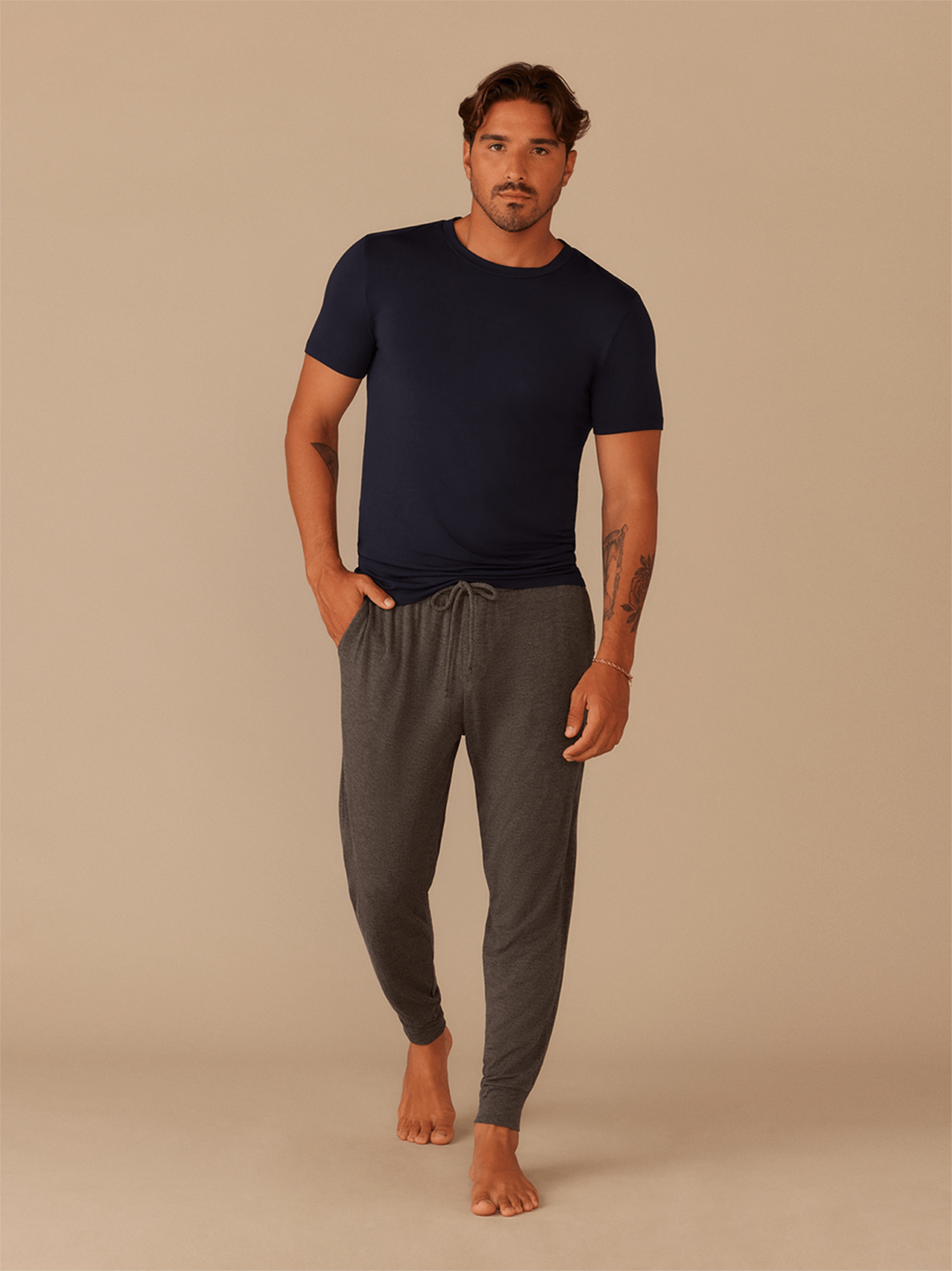 Men's Modal Jogger | Heather Charcoal