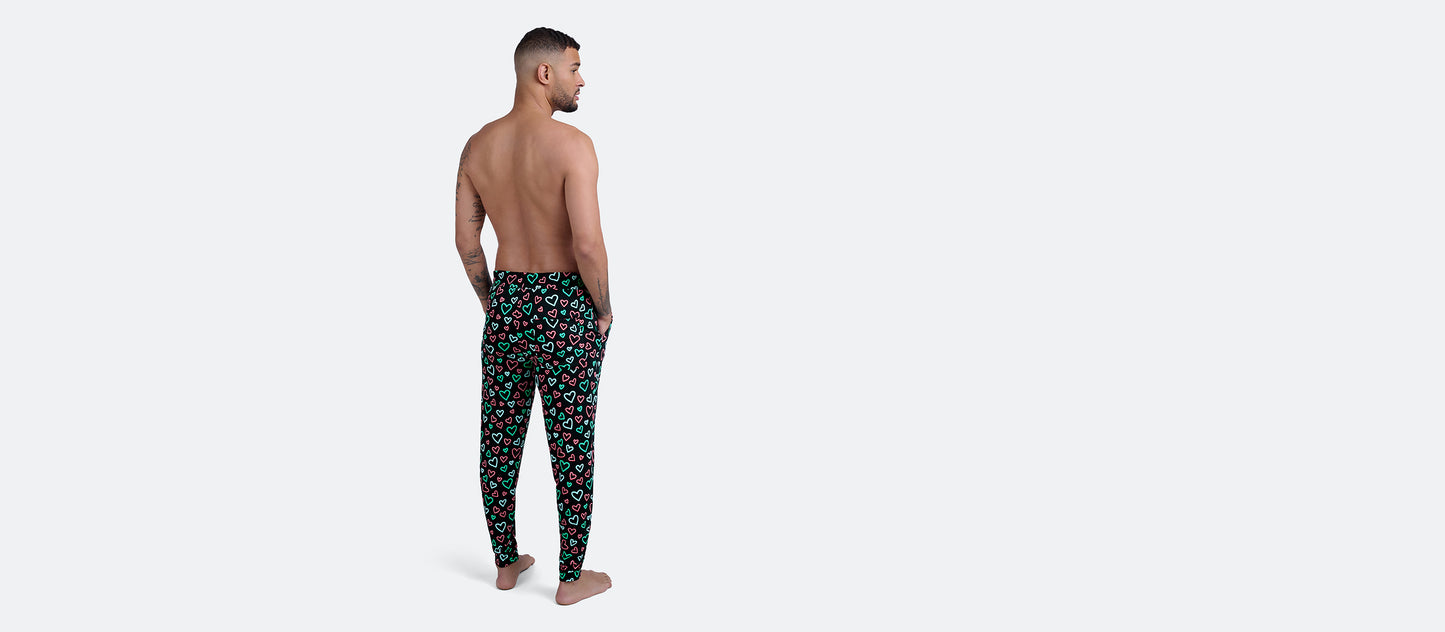 Men's Modal Jogger | Electric Hearts