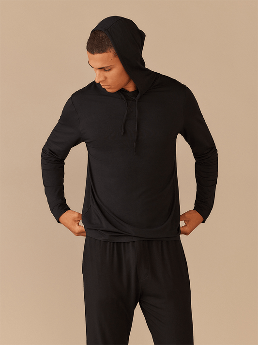 UltraModal™ Pullover Lounge Hoodie - Men's | Black