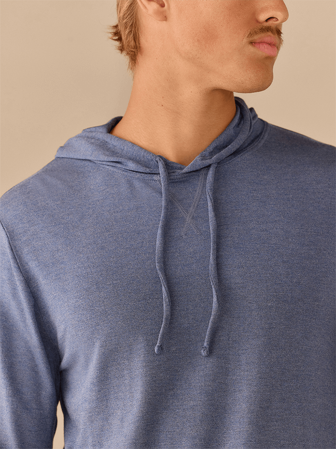 Men's Pullover Hoodie | Heather Navy