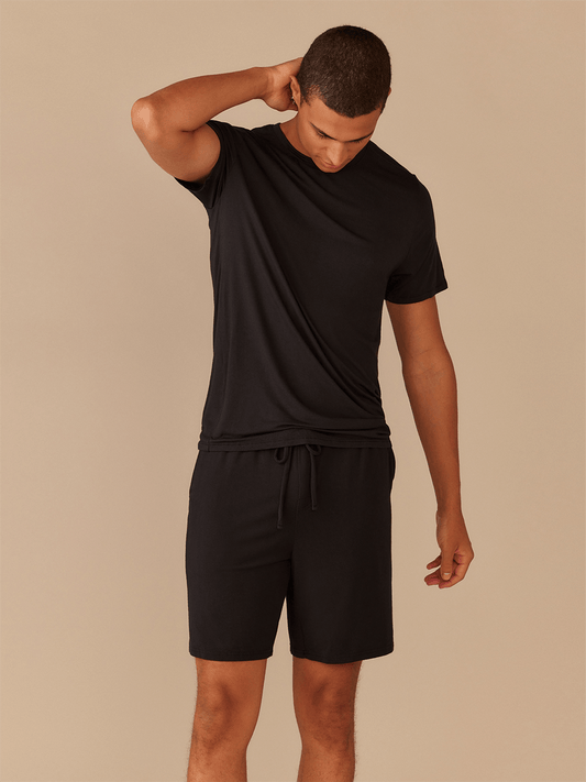 Men's Lightweight Modal Crew Undershirt | Black