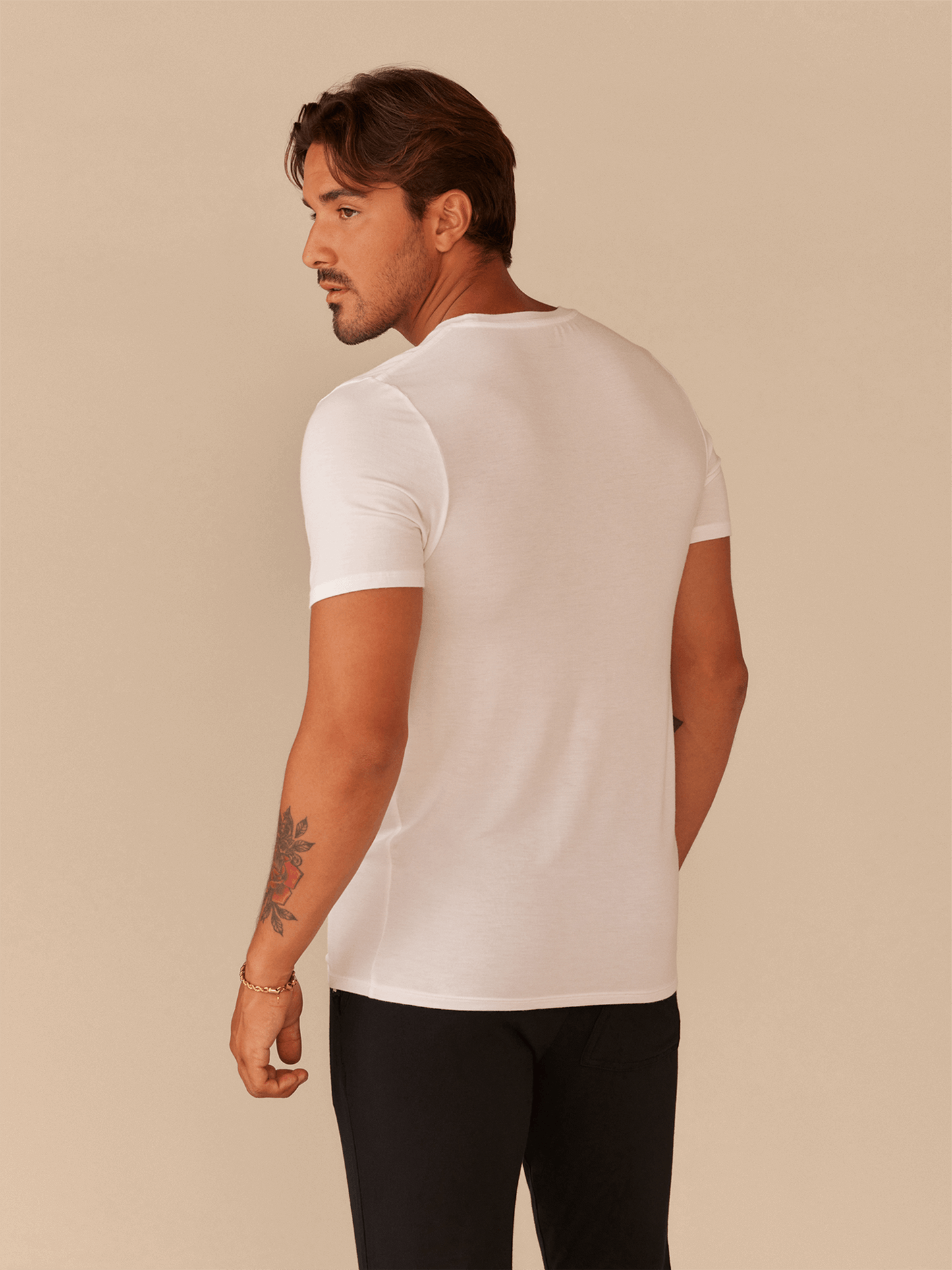 Men's Lightweight Modal Crew Undershirt | White