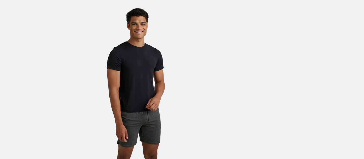 Men's Modal Crew Tee 3-Pack | Black