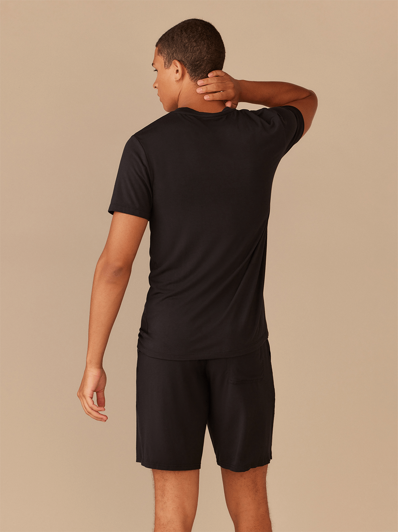 Men's Modal Crew Tee | Black