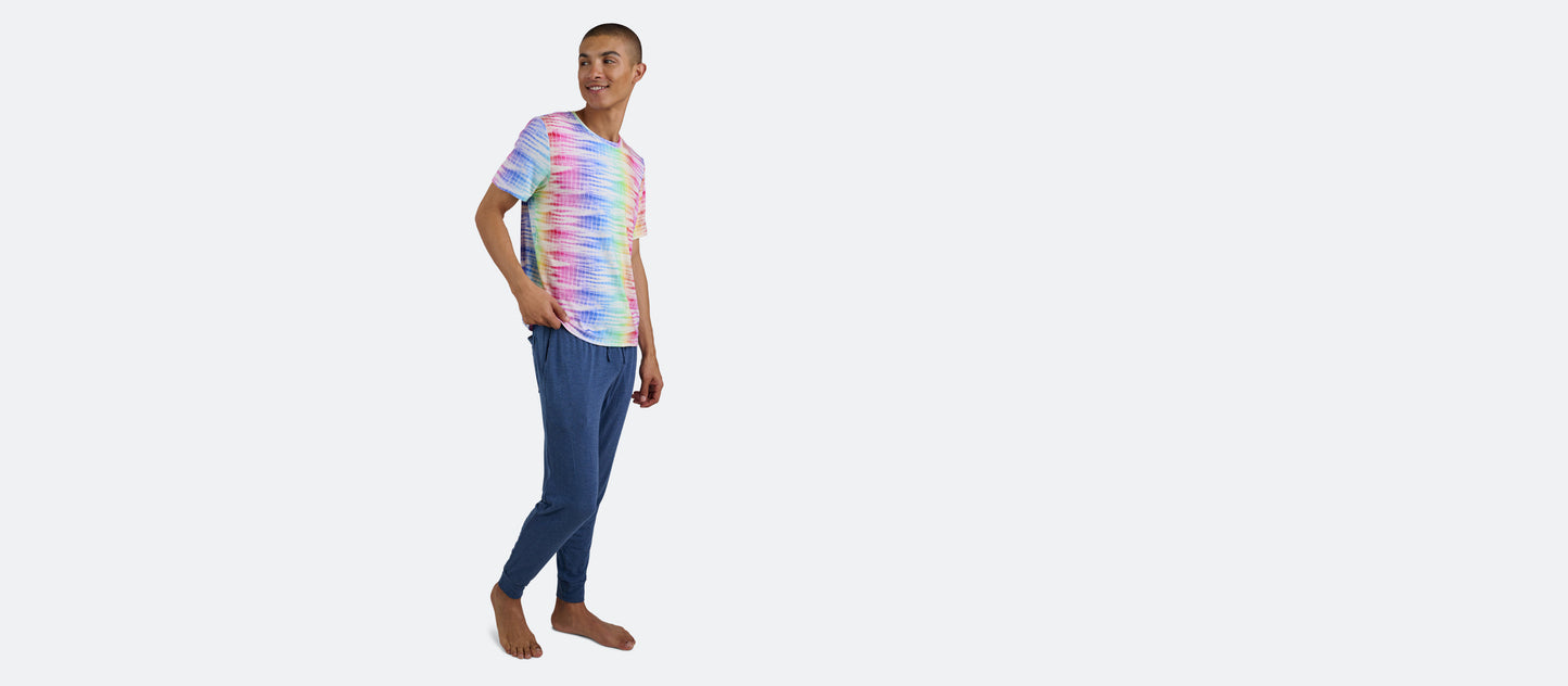 Men's Modal Crew Tee | Rainbow Daze