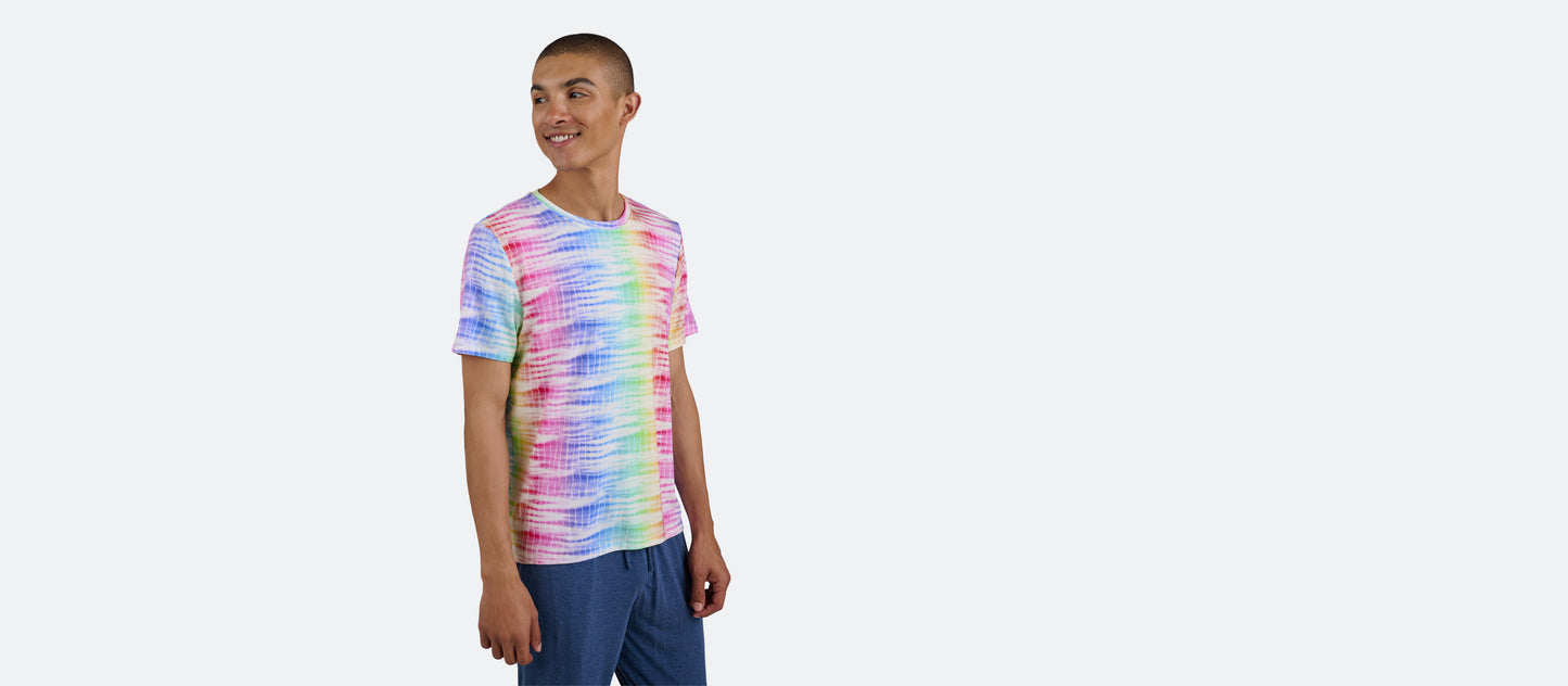 Men's Modal Crew Tee | Rainbow Daze