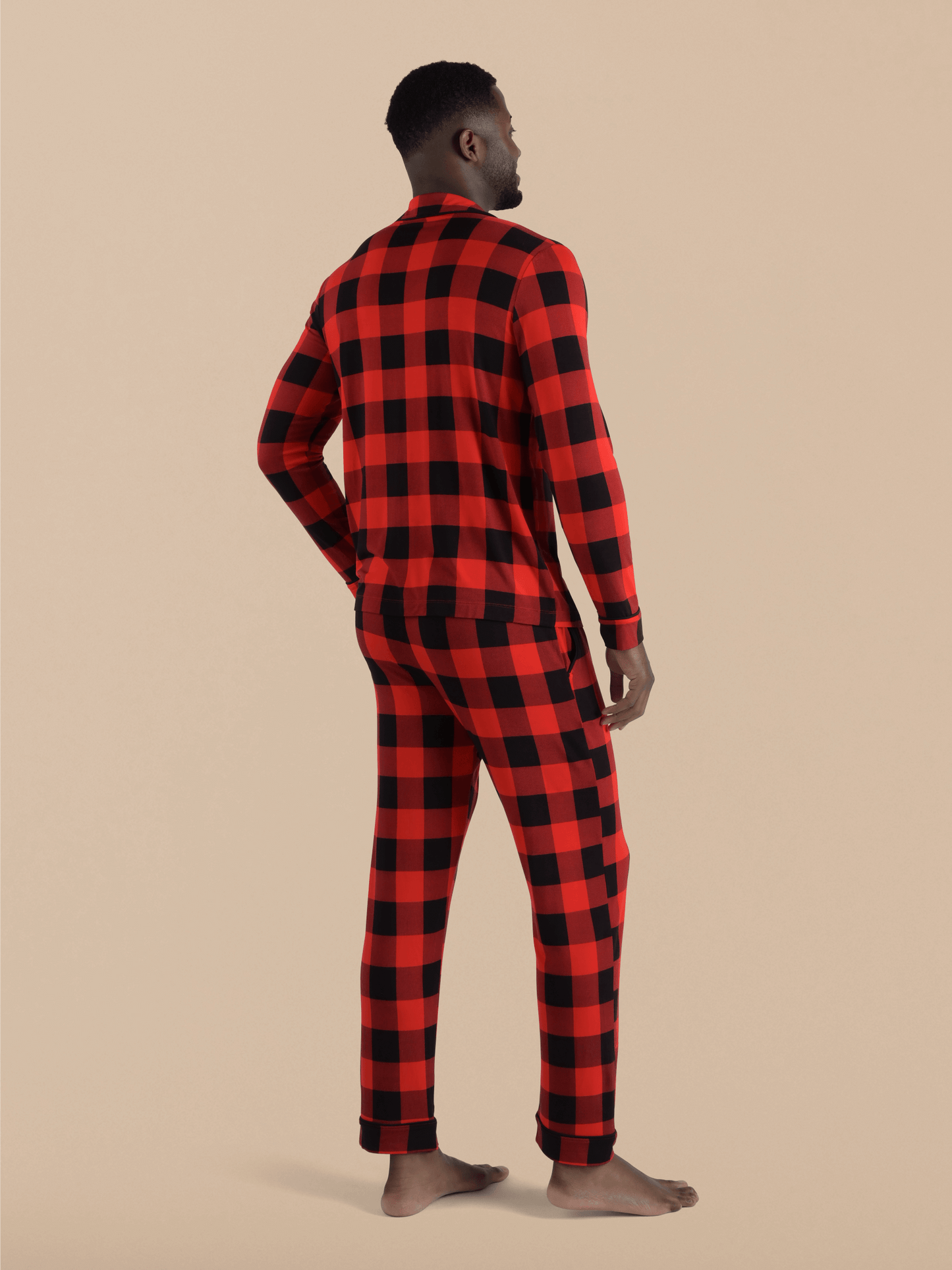 Men's Longsleeve Modal PJ Set | Buffalo Plaid