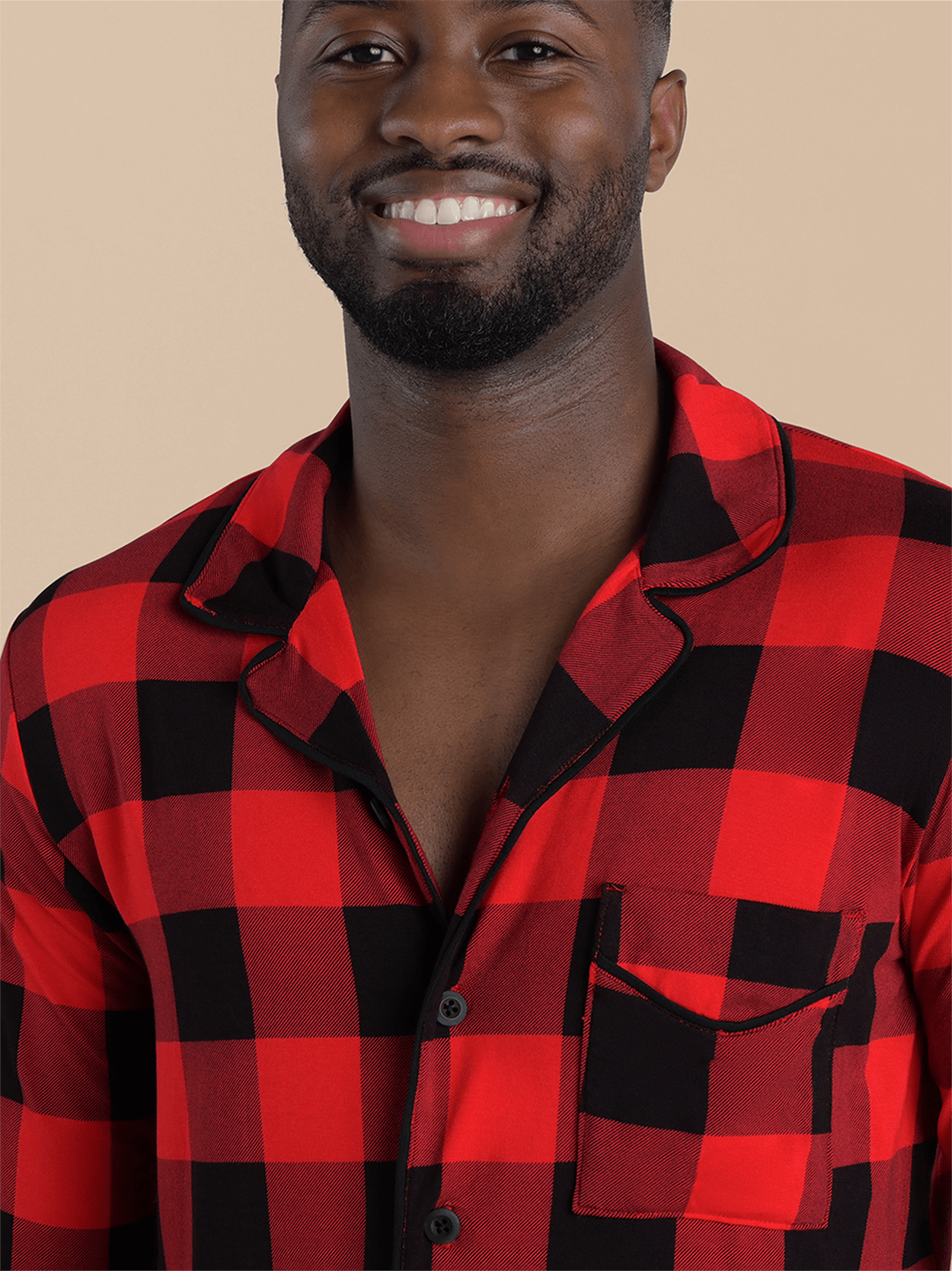 Men's Longsleeve Modal PJ Set | Buffalo Plaid