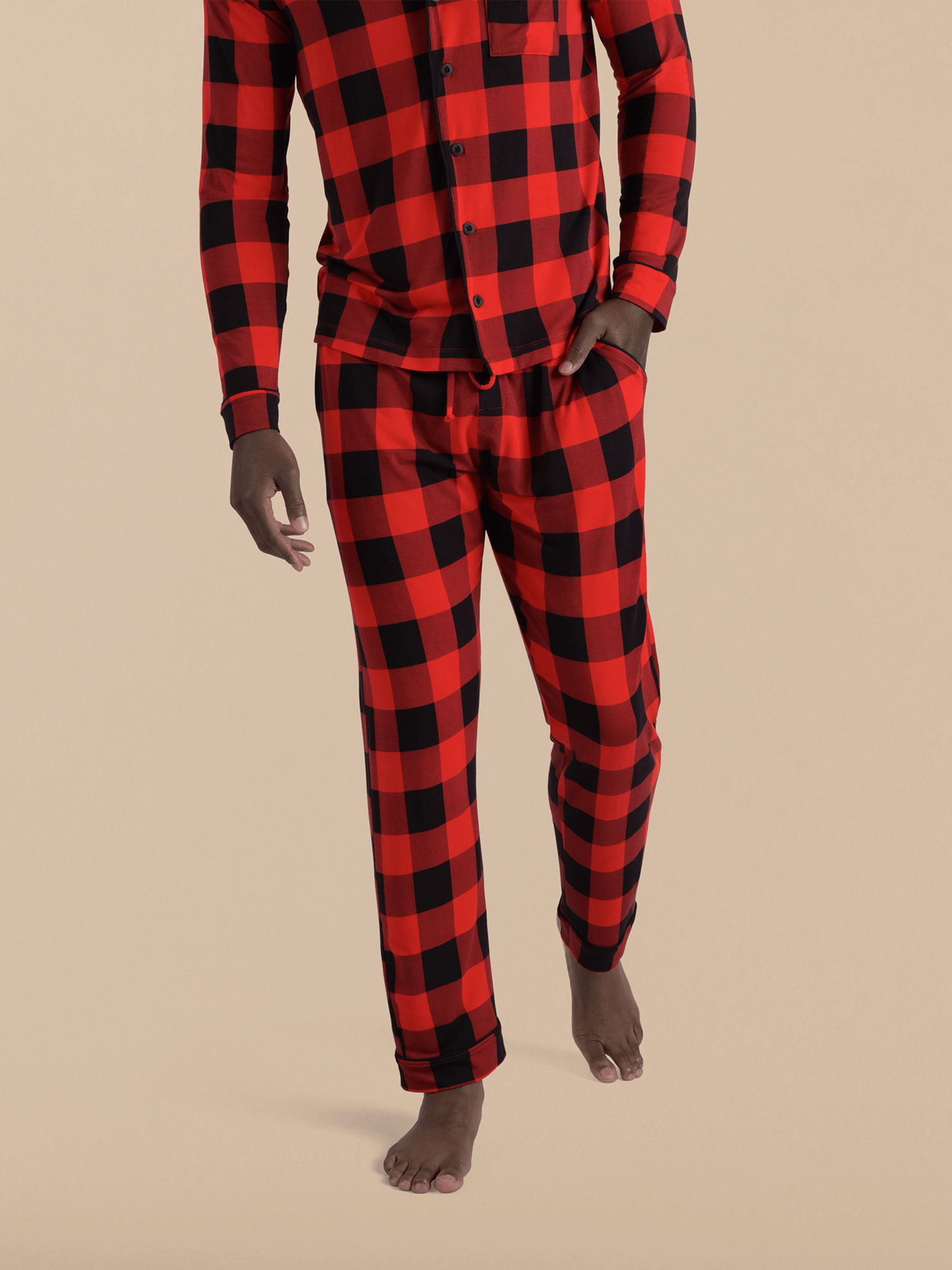 Men's Longsleeve Modal PJ Set | Buffalo Plaid