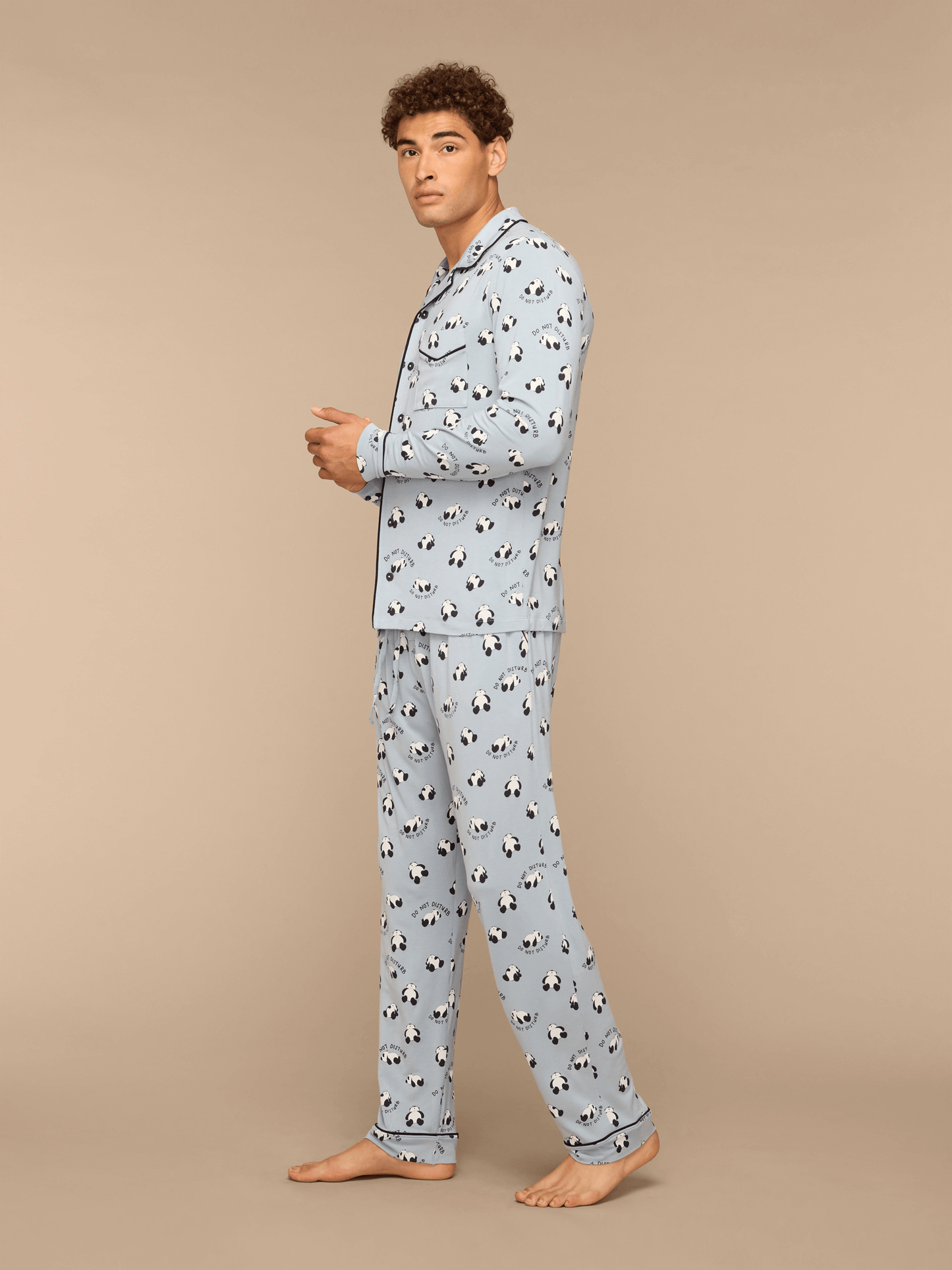 Men's Longsleeve Modal PJ Set | Do Not Disturb