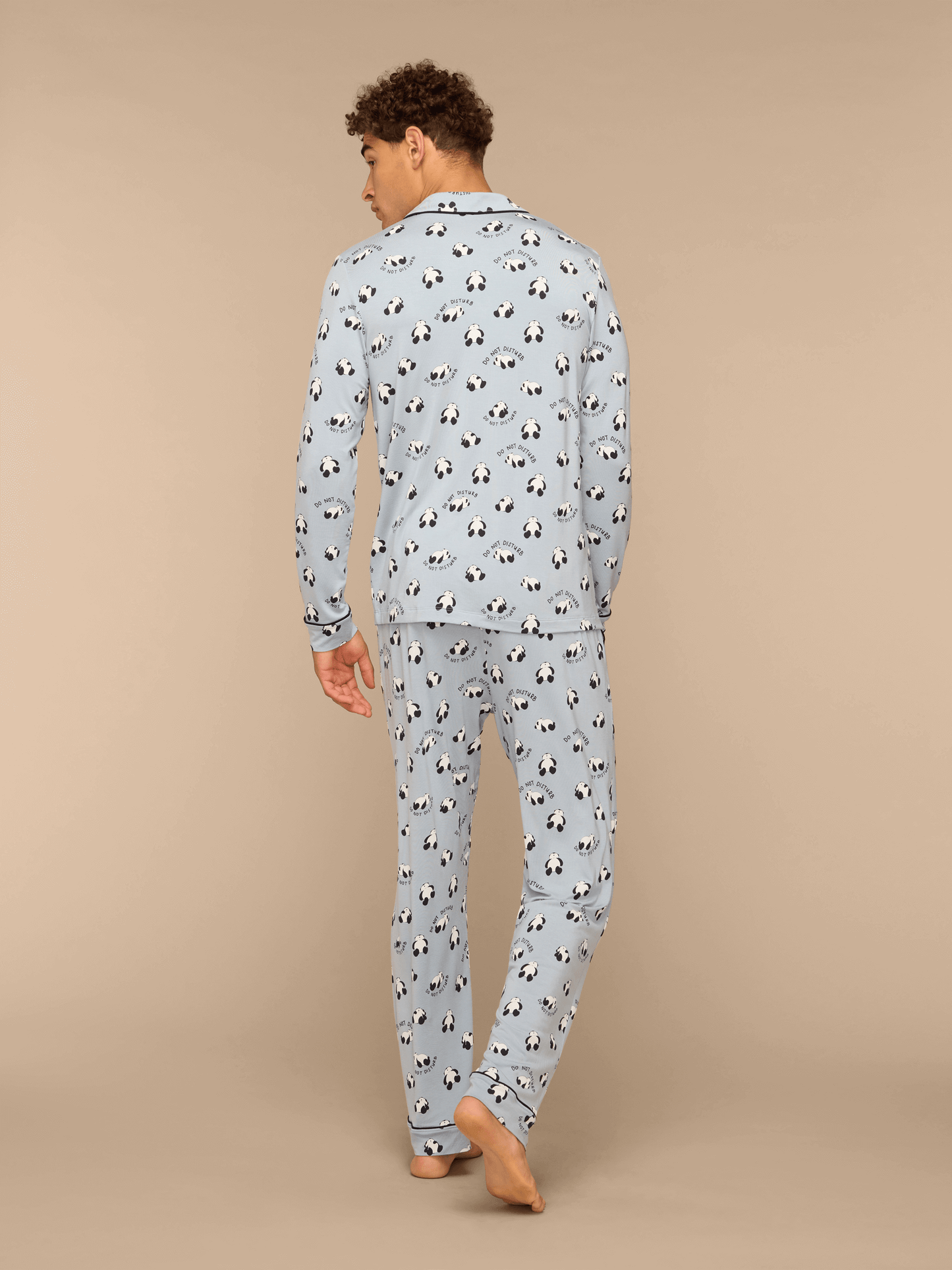 Men's Longsleeve Modal PJ Set | Do Not Disturb