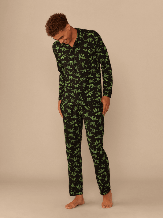 UltraModal™ Longsleeve PJ Set - Men's | Electric Dino