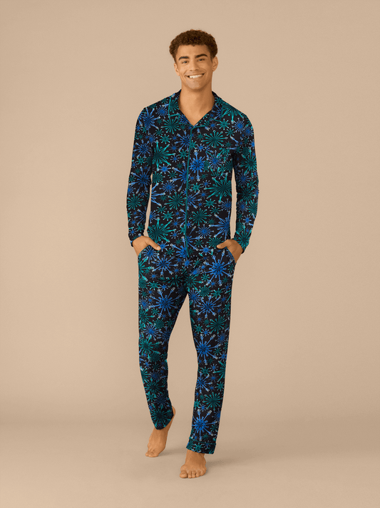 Men's Longsleeve Modal PJ Set | Snowfall